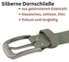 Fomax Ledergürtel Stilvoller Herren Veloursledergürtel, 3,8 Produktbild-Vorschau 5