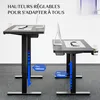 Bureau réglable en hauteur FLEXISPOT QE1, plateau monobloc, Voir les images du produit 6