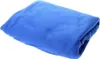 A folded blue fleece blanket is shown against a white background. Náhľad obrázku produktu