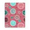 MuchoWow® Mauspad Mousepad Uhr - Rosa - Muster - Sterne Produktbild-Vorschau 1