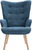 VATELY Sessel aus blauem Stoff Produktbild-Vorschau 1
