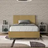 ITYHOME - Gepolstertes Bett mit Bettkasten 120x190 mit Produktbild-Vorschau 2