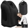 Trizand 25346 Aufblasbares Reisekissen, schwarz Produktbild-Vorschau 1