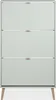Schuhschrank VIGO 49A grün 70 x 24 x 125 cm Produktbild-Vorschau 1