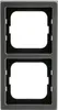 Cornice Busch-Jaeger, doppia, Pur, acciaio inox, 1 pz. Anteprima dell’immagine prodotto 3