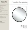 tectake® Runder Wandspiegel Fiona Ø 50 cm integrierte Produktbild-Vorschau 5