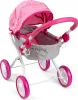 Milly Mally Doll Pram Dori Prestige 60 Cm Rose/Gris Voir les images du produit 2