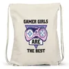 Gamer Girls Are The Best Turnbeutel Gymsack  mit süßem Produktbild-Vorschau 3