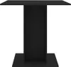 vidaXL Jedálenský stôl Black 80x80x75 cm Materiál dreva Náhľad obrázku produktu 3