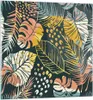 Bilder auf glas - Einteilig - Blätter modern bunt - 40x40cm Produktbild-Vorschau 1