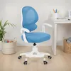 Schreibtischstuhl ISLA mit Fußstütze, Blau – ergonomischer Produktbild-Vorschau 1