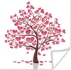 MuchoWow® Poster Eine Illustration eines Baumes mit Herzen Produktbild-Vorschau 1