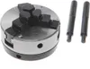 A three-jaw chuck and two threaded rods are shown against a white background. Anteprima dell’immagine prodotto