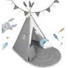 Nukido NK-406 Dětské teepee - šedé Náhled obrázku produktu 9