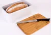 ZELLER 25370 Koš na chléb s bambusovým víkem, kov, matná Náhled obrázku produktu 3