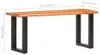 vidaXL Lavice s přírodními hranami 110 cm Akátové masivní Náhled obrázku produktu 6