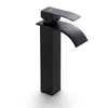Cecipa MAX Wasserfall-Design Waschtischarmatur Bad, Schwarz Produktbild-Vorschau 1