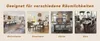 2er-Set Esszimmerstühle, weißes Kunstleder, goldene Produktbild-Vorschau 12