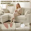 HOMCOM Ecksofa 235,5cm L-Form Sofa 3-Sitzer mit umkehrbarer Produktbild-Vorschau 5