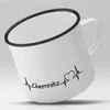 Huuraa Emaille Tasse Chemnitz Geschenk Kaffeebecher Vintage Produktbild-Vorschau 2