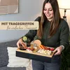eluno Couchbar, Serviertablett, Sofatablett aus Bambus mit Produktbild-Vorschau 4