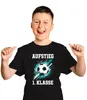 T-shirt voor kinderen, zwart, maat 128, voor de eerste klas Productafbeelding-voorbeeld 2