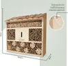 WILDLIFE HOME Hôtel pour abeilles Hôtel pour insectes avec Voir les images du produit 5