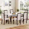 Set di 2 sedie da pranzo COSTWAY, sedie da cucina in legno, Anteprima dell’immagine prodotto 8