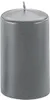 Kerzen Stumpenkerzen Candle anthrazit 80x60mm gute Qualität 1 Stück Produktbild-Vorschau