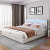 Letto imbottito 180 x 200 cm letto funzionale con rete a Anteprima dell’immagine prodotto 6