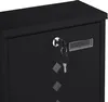 Relaxdays Briefkasten mit Sichtfenster, Metall, 4 Produktbild-Vorschau 5