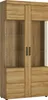 Vitrine Cortina Grandson Eiche mit gehärtetem Rauchglas, 6 Produktbild-Vorschau 1