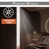 A bedroom scene with a window covered by dark brown curtains, showing how light is blocked. Anteprima dell’immagine prodotto