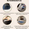 KitchenYeah© Herdabdeckplatte Leder - Blau - Tierhaut , Produktbild-Vorschau 7