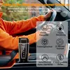 A person driving a car with a portable electric kettle on the center console. Produktbild-Vorschau