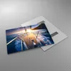 Bilder auf glas - Segelboot Meer - 100x70cm - Glasbilder - Produktbild-Vorschau 2