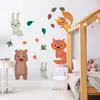 Muralo nálepky na stenu lesné zvieratá a listy 75 x 150 cm Náhľad obrázku produktu 3