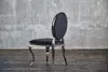 KAWOLA Stuhl LINDA Esszimmerstuhl Barock Velvet schwarz Produktbild-Vorschau 5