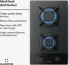 Klarstein Plynová varná deska Goldflame Nano, 2 mosazné Náhled obrázku produktu 3