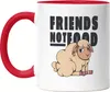 Friends Not Food Tasse Rot Vegan Vegetarier Geschenkidee Produktbild-Vorschau 1
