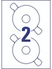 Avery Zweckform® L6043-25 L6043-25 Etichette per CD, Ø 117 Anteprima dell’immagine prodotto 9