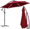 karpal 3m-3.5m Parasol avec LED solaire inclinable Voir les images du produit 8