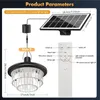 LED Solar Hängelampe Außen mit Bewegungsmelder, Kristall Produktbild-Vorschau 3