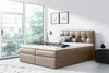 Boxspringbett Schlafzimmerbett CARMEN 160x200cm Kunstleder Produktbild-Vorschau 1