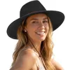 Damen Sonnenhut - Schwarz – Geflochtener Strandhut – Produktbild-Vorschau 1