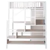 Lit mezzanine métallique Merax 140 x 200 cm avec bureau et Voir les images du produit 8