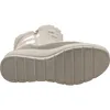 The image shows the sole of a white and gray boot against a white background. Produktbild-Vorschau