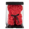 Orsacchiotto con petali di rosa, rosa, regalo, rose, 28 cm, Anteprima dell’immagine prodotto 3