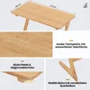 COSTWAY Beistelltisch, Z-förmiger Sofatisch aus Bambus, Produktbild-Vorschau 6