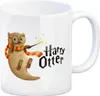 Harry Otter mit Zauberstab Kaffeebecher Produktbild-Vorschau 1